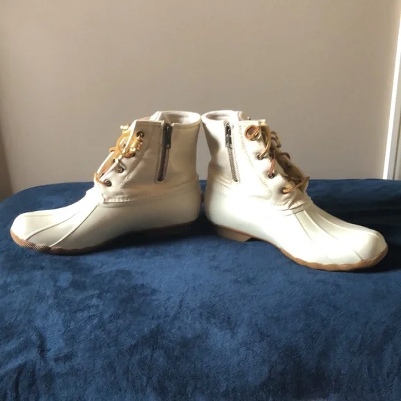 Saltwater canvas oat/gold Sperry - Picture 8 of 10